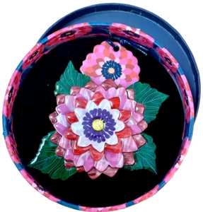ERSTWILDER X PROUST BROOCH - DAZZLING DAHLIA. NIB. - Picture 1 of 1