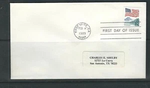US SC # 2280a Flag Over Yosemite FDC. No Cachet - Picture 1 of 1