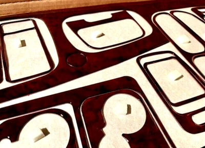 RHD FIT VOLVO C-70 2 PUERTAS 1997 1998 1999 NUEVO ABS MADERA TABLERO MOLDURAS KIT INTERIOR 16PS Foto 1 de 4