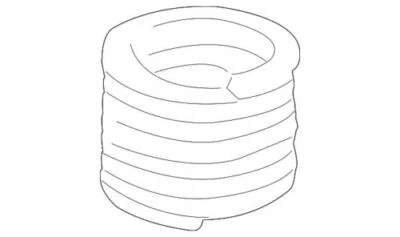 Mola lateral traseira do passageiro Ford Focus 2004 genuína 4S4Z-5560-EA - Imagem 1 de 2