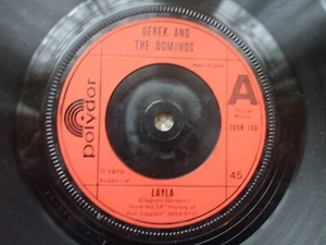 Derek & The Dominos ( Clapton) - Layla / Bell Bottom Blues - Ex- 45 - Picture 1 of 2