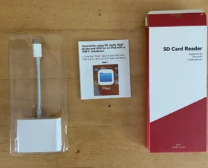 SD CARD READER SUPPORTS SD/MICRO SD/USB DEVICES BRAND NEW - Afbeelding 1 van 3