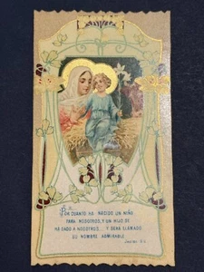 heilige karte chromolithographie santino bild pieuse "JESUSKIND" - Bild 1 von 1