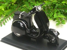 Table Lighter - Motorcycle Bike Vespa Scooter Style (Black) 10cm
