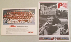 1980 Philadelphia Phillies World Champions Commemorative Posters - Picture 1 of 6