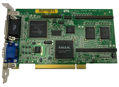 Matrox PCI IS-MGA-2064W-R2 GPU Graphics Card MGA Millennuim - Image 1 of 4
