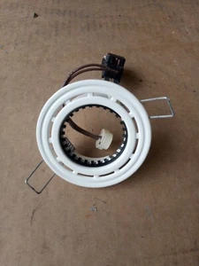 New MR16 White Fixed Downlight Recessed Ceiling Spotlight Fitting 12v LED GX5.3 - Picture 1 of 4