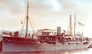SMS GRAF GOETTEN. Barco de carga y pasajeros, 1918, LIEMBA - Imagen 1 de 6