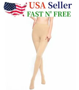 Pantyhose Stockings Compression Slimming Leg 30-40mmHg Relief Supports Therapy - Picture 1 of 8