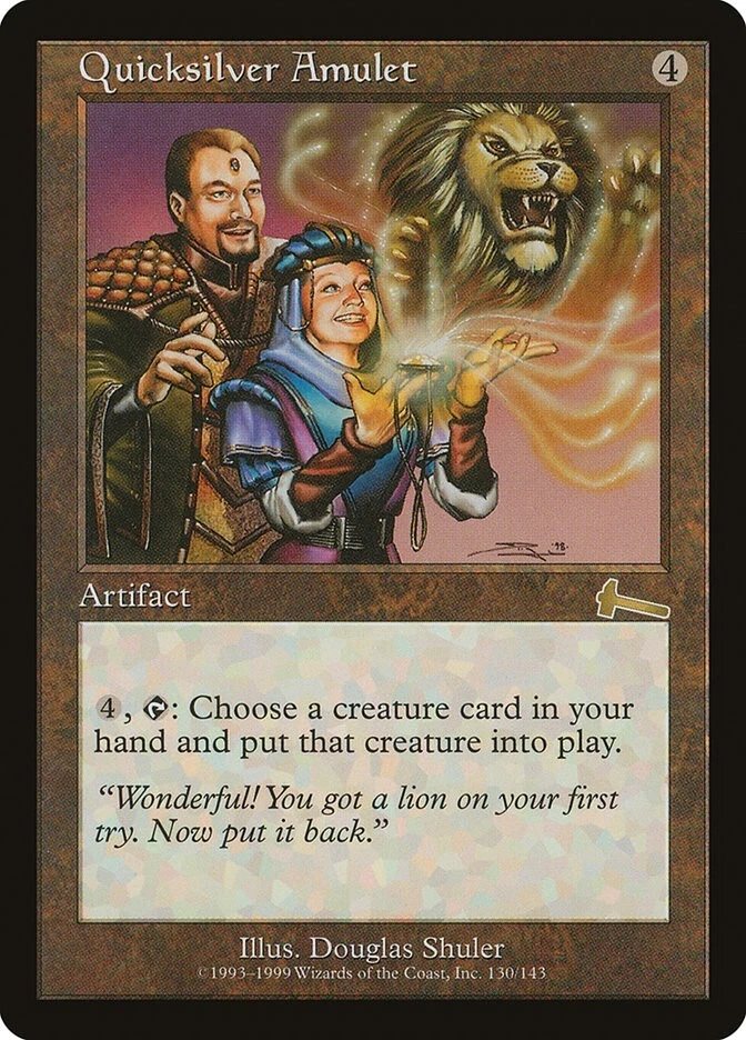 MTG Quicksilver Amulet Urza's Legacy Magic the Gathering - Image 1 of 1