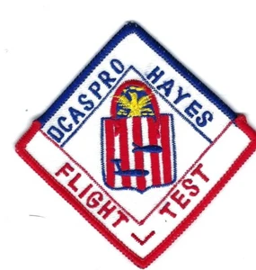 PATCH MILITARY RELATED DCASPRO HAYES FLIGHT TEST DOTHAN ALABAMA DB-15 - Picture 1 of 1