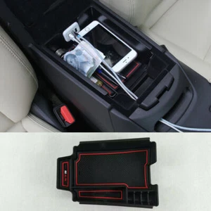 For Cadillac XT5 2016-2020 Interior Center Console Armrest Storage Box Holder - Picture 1 of 5