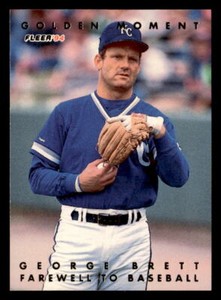 George Brett 1994  Fleer Golden Moment Farewell to Baseball  Card #6 Royals