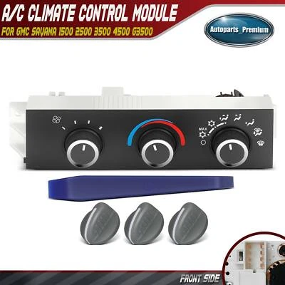 Módulo de control de clima de aire acondicionado delantero para GMC Savana 1500 2500 3500 4500 G3500 Safari Foto 1 de 4