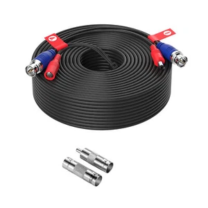 ZOSI 60FT BNC Cable DVR Wire Cord Video Power Cable for Security Camera System - Picture 1 of 6