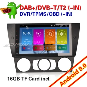 9" DAB+Autoradio for BMW 3 Series E90 E91 E92 E93 GPS Navi+WIFI GPS Android 9.0 - Foto 1 di 12