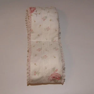 2 Pack Floral Fabric Toilet Roll Holder - Picture 1 of 6