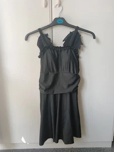 Maillot de Bain Badeanzug Einteiler XS 34 36 Schwarz Gothic  - Bild 1 von 2