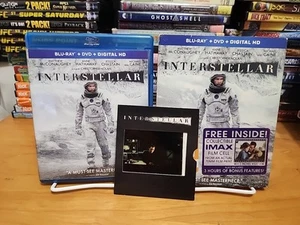 Interstellar (Blu-ray/DVD) With 70mm IMAX Film Cell - Picture 1 of 9