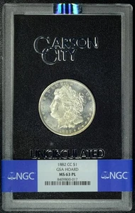 1882-CC  GSA  NGC MS63PL  MORGAN DOLLAR  *  Box & COA  *  #8409800-017 - Picture 1 of 6