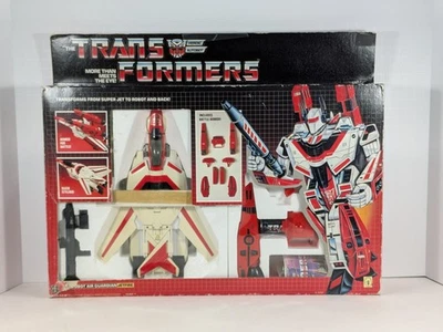 AMAZING Transformers 1985 G1 JETFIRE Nearly Complete W/Box, Inserts & Paperwork! - Image 1 of 4