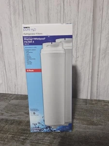 2 Pack WATTS pure H₂O Refrigerator Filters Maytag+/Whirlpool FILTER 4 M-2-2 - Picture 1 of 2