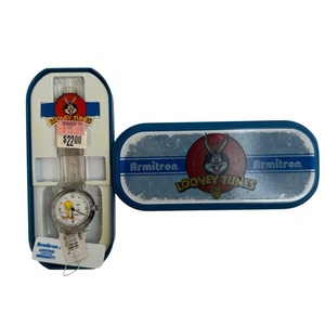Looney Tunes Tweety Bird Armitron Watch Vintage Warner Bros Quartz NEEDS BATTERY - Picture 1 of 7
