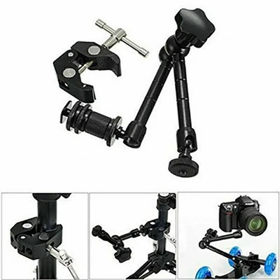 11 Zoll Gelenkarm Schwenkarm Magic Arm + Superklemme für DSLR Kamera Video DE& - Bild 1 von 4