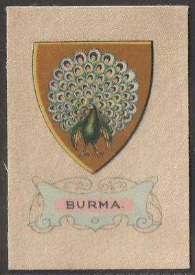 WILLS AUSTRALIAN-ARMS OF THE BRITISH EMPIRE 1910 (SILK SILKS)-#01- BURMA - Image 1 of 2