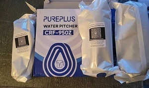 3er Pack Pureplus CRF-950Z Wasserkrug Filter - Neu, Offener Karton - Bild 1 von 1