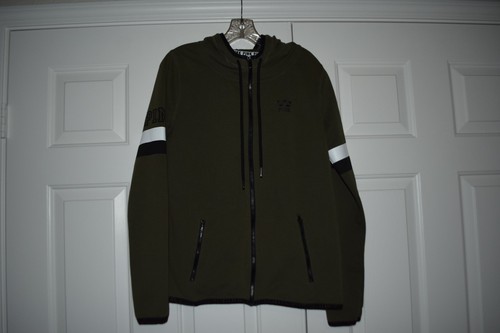 UNDERCOVER Giacca con cappuccio Victoria's Secret ROSA taglia M verde oliva zip davanti