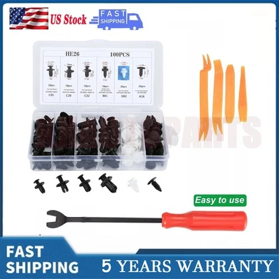 For Nissan Bumper Fender Liner Push Type Retainer Clips car Fastener 6sizes 105X Foto 1 de 4