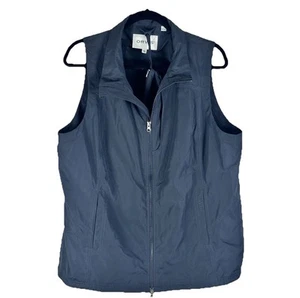 NWOT Orvis Windbreaker Vest Men's XL Gray Lightweight Full Zip Mesh Lined W/Bag - Picture 1 of 9