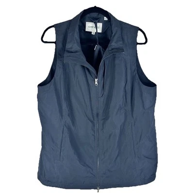 NWOT Orvis Windbreaker Vest Men's XL Gray Lightweight Full Zip Mesh Lined W/Bag - Image 1 of 4