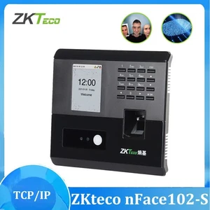 ZKTeco nFace102-S TCP/IP Fingerprint Face Recognition Biometric Time Attendance - Picture 1 of 27