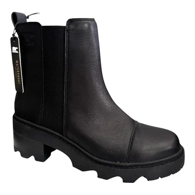 Sorel Joan Now Waterproof Chelsea Boots Booties Shoes Womens Size 10.5 Black - Image 1 of 4