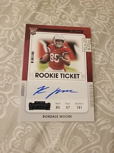 2021 Panini Contenders Rondale Moore Rookie Ticket Auto RC Cardinals Vikings - Picture 1 of 2