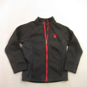 Chaqueta Spyder Niñas Mediana Manga Larga Cremallera Ligera Negra Informal Bolsillos - Imagen 1 de 11