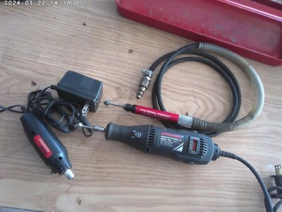 Dremel moto tool 395,air micro die,mini drill & many attachments - Image 1 of 4
