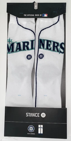 Seattle Mariners Stance MLB Jersey Crew Socks Medium 6-8.5 Cover