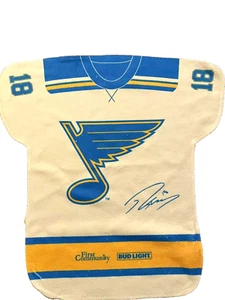 St Louis Blues 2022 Playoff Game 4 Robert Thomas Rally Towel SGA 23.05.2022 - Bild 1 von 5