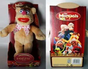 RARE 2006 THE MUPPETS FOZZIE 8" PLUSH DOLL TOY ORIGINAL DISNEY LANSAY NEW SEALED - Picture 1 of 5