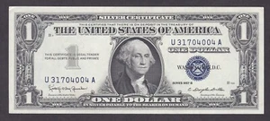 [AU] 1957-B Silver Certificate 1 Dollar U31704004A [004-1] - Picture 1 of 2