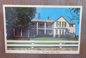 LBJ Ranch Home 1964 The Texas White House Curteichcolor T.3 Nowotny-Burrell Co. - Imagen 1 de 2