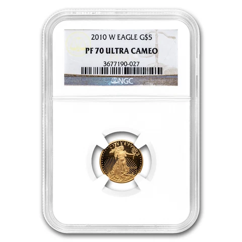 2010-W 1/10 oz Proof Gold American Eagle PF-70 NGC - SKU #66087 Cover