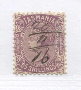 Tasmania QV 1871 5/ revenue used - Picture 1 of 1