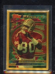 1995 Finest Landmark Series Metal Card #1 Jerry Rice - 49ers - Picture 1 of 2