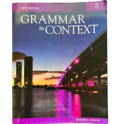 Grammar in Context 3 (5th Edition) by Sandra Elbaum | ESL Student Textbook - Image 1 of 4