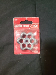 ACE Sillcock Handle, 12 pt, 1-3/4" Round Round Broach 41747 New In Pack - Picture 1 of 7
