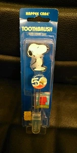 Vintage Peanuts Snoopy 50th Anniversary Toothbrush, MIP!  Happee Care - Picture 1 of 2